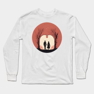 Discover True Romance: Art, Creativity and Connections for Valentine's Day and Lovers' Day Long Sleeve T-Shirt